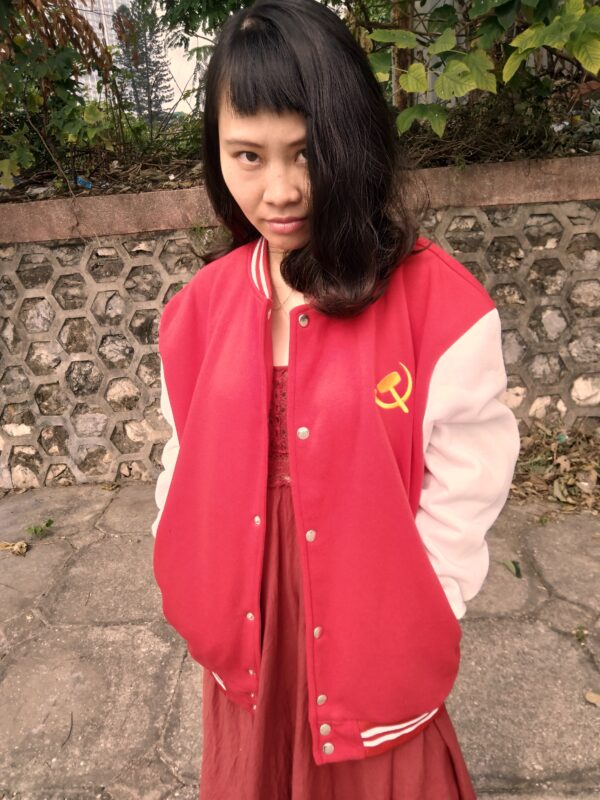 Embroidered Working Class Varsity Jacket
