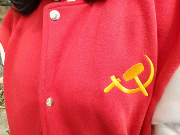 Embroidered Working Class Varsity Jacket - Image 6