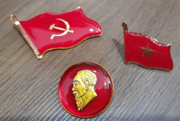 Vietnam Communist Pins (x3) - Image 7