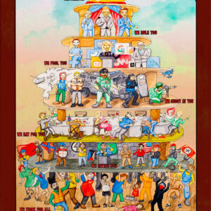 Capitalist Pyramid Poster by Luna!